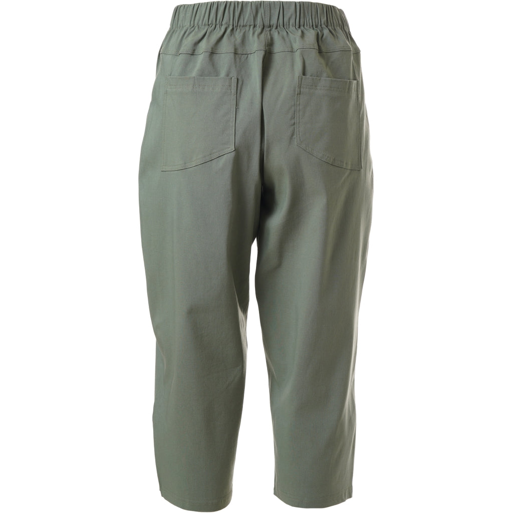 Gozzip Woman Clara Loose capri pants - FLERE FARVER Loose Pant 84 Green
