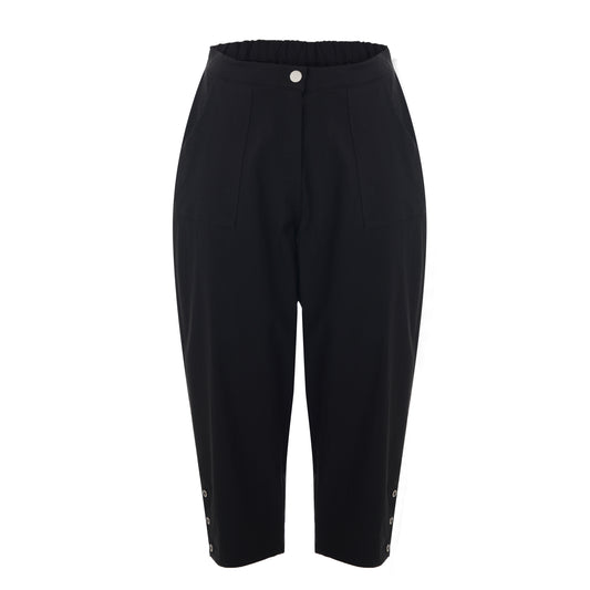 Gozzip Woman Clara Loose capri pants - FLERE FARVER Loose Pant Black