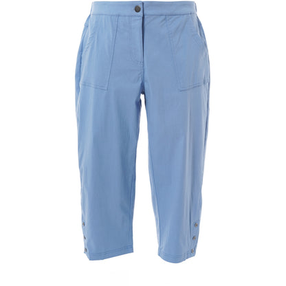 Gozzip Woman Clara Loose capri pants - FLERE FARVER Loose Pant Blue mood