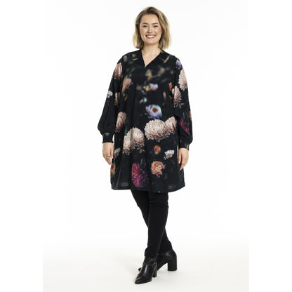 Gozzip Woman GAbigail Tunic Tunic Peony print