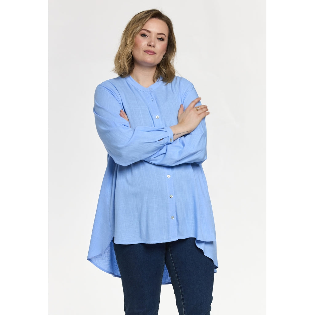 Gozzip Woman GAgnes Shirt Shirt light Blue