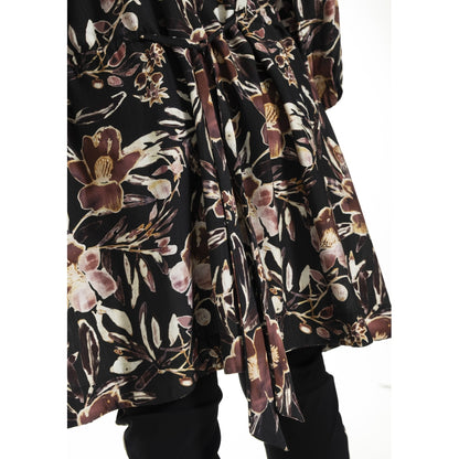 Gozzip Woman GAgnete Tunic Tunic Black Print