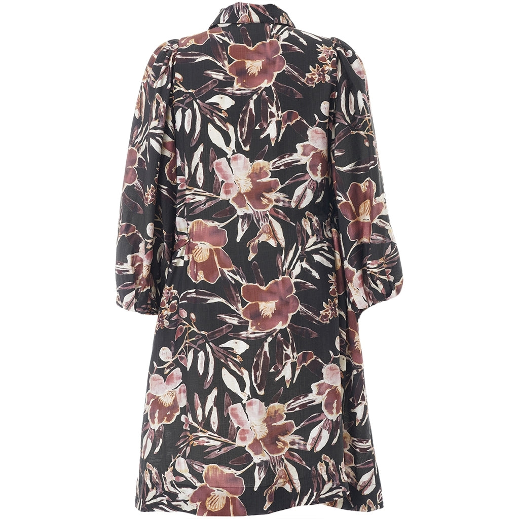 Gozzip Woman GAgnete Tunic Tunic Black Print