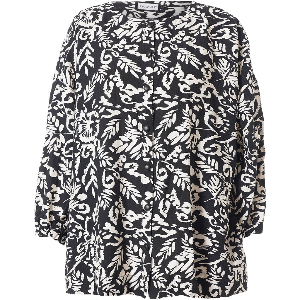 Gozzip Woman GAnnbrit Shirt Shirt Black/White