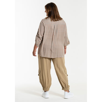 Gozzip Woman GAnneline Cargo Pants Pants Sand