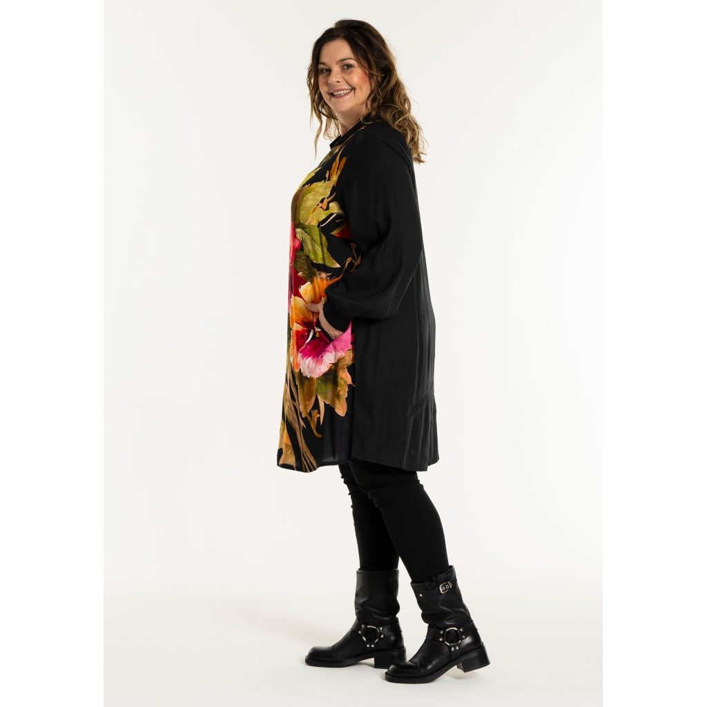 Gozzip Woman GAva Tunic Tunic Black W. Print