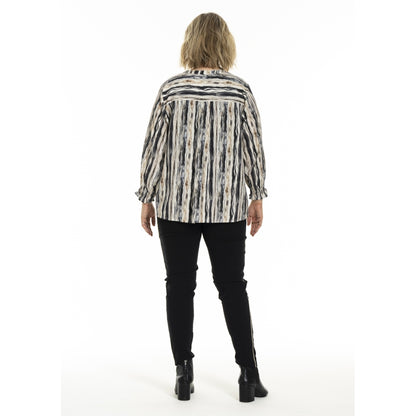 Gozzip Woman GBerit Blouse Blouse Navy stripe