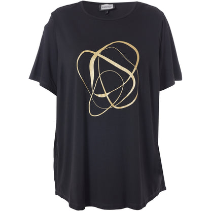 Gozzip Woman GBirka T-Shirt with print T-Shirt Black