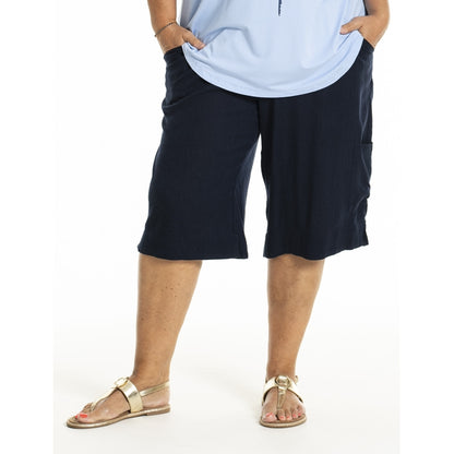 Gozzip Woman GDunga Long shorts Shorts Navy