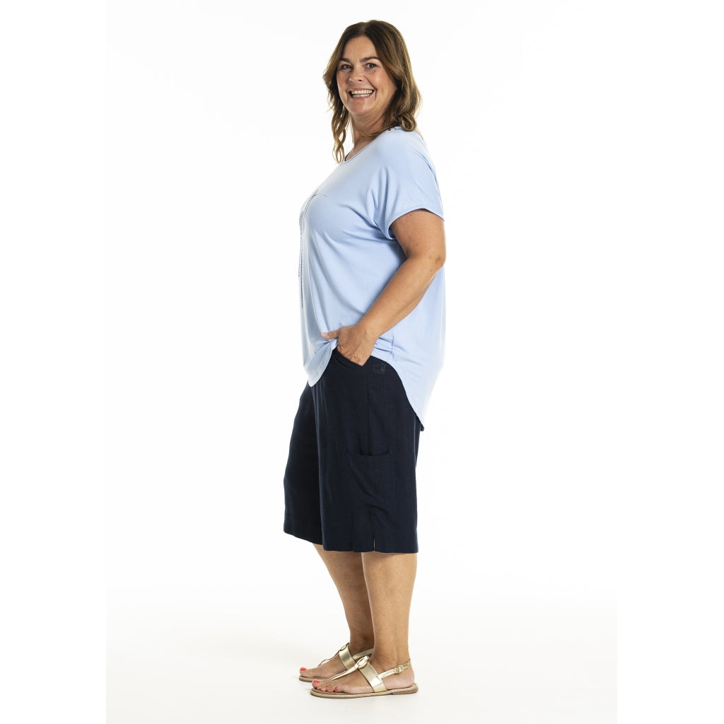 Gozzip Woman GDunga Long shorts Shorts Navy
