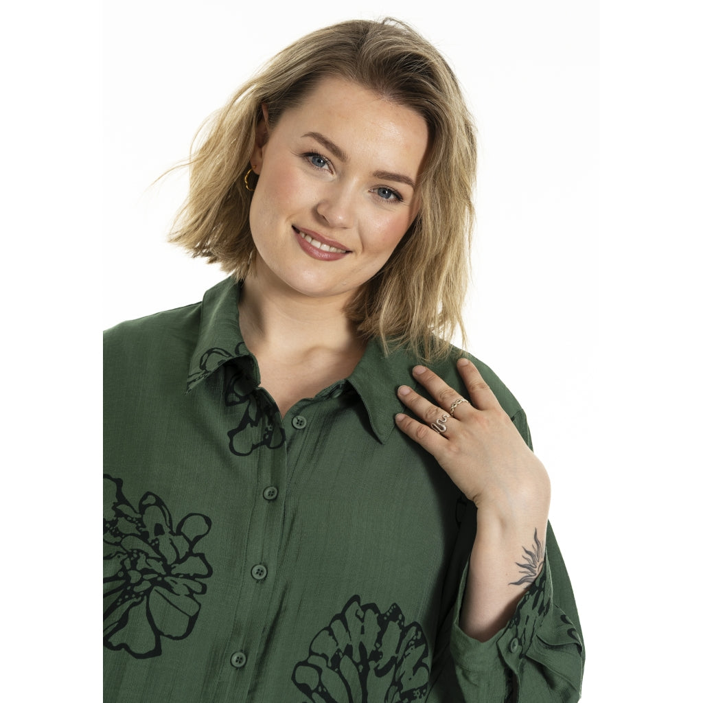 Gozzip Woman GEdith Shirt tunic Shirt Tunic Forest