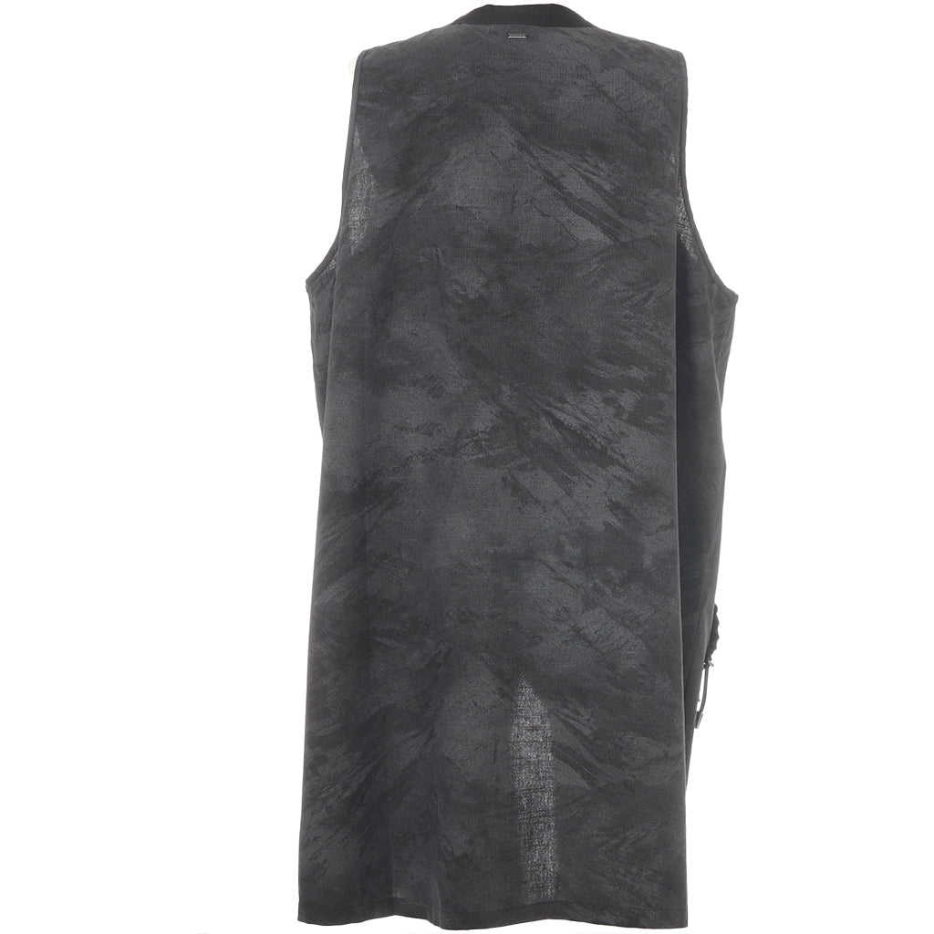 Gozzip Woman GElena Waistcoat long Waistcoat Black