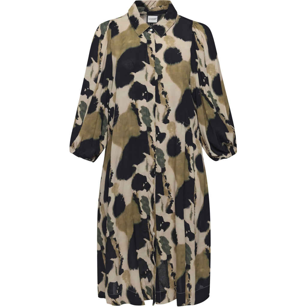 Gozzip Woman GEsther Dress Dress Beige/Black