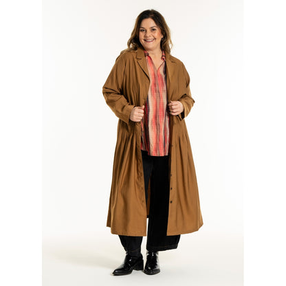 Gozzip Woman GEva Dress Jacket Dress Jacket Brass