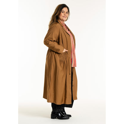 Gozzip Woman GEva Dress Jacket Dress Jacket Brass