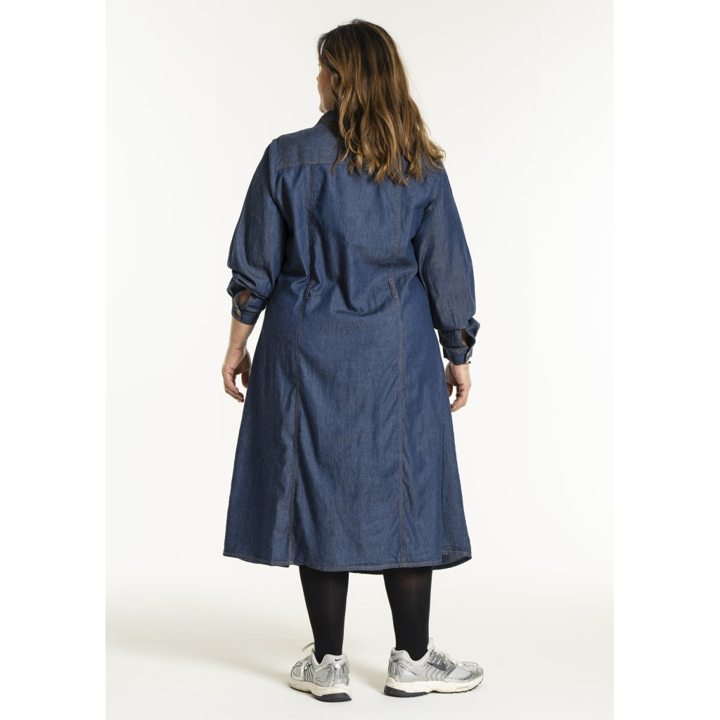 Gozzip Woman GEvelyn Dress Dress Dark blue denim