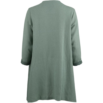 Gozzip Woman GFrance Long Cardigan Long Cardigan Green