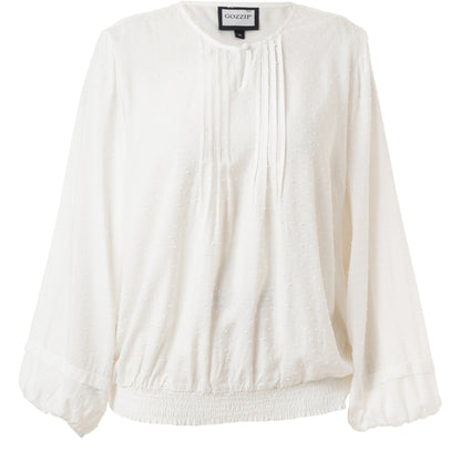 Gozzip Woman GGabriella Blouse Blouse Off-White