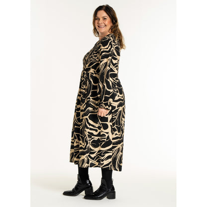 Gozzip Woman GGitt Dress Dress Black/Latte