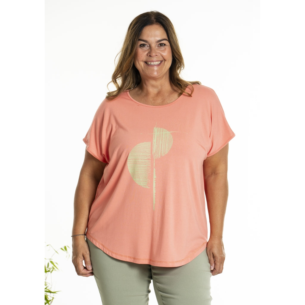 Gozzip Woman GGitte T-shirt with print T-Shirt Dahlia