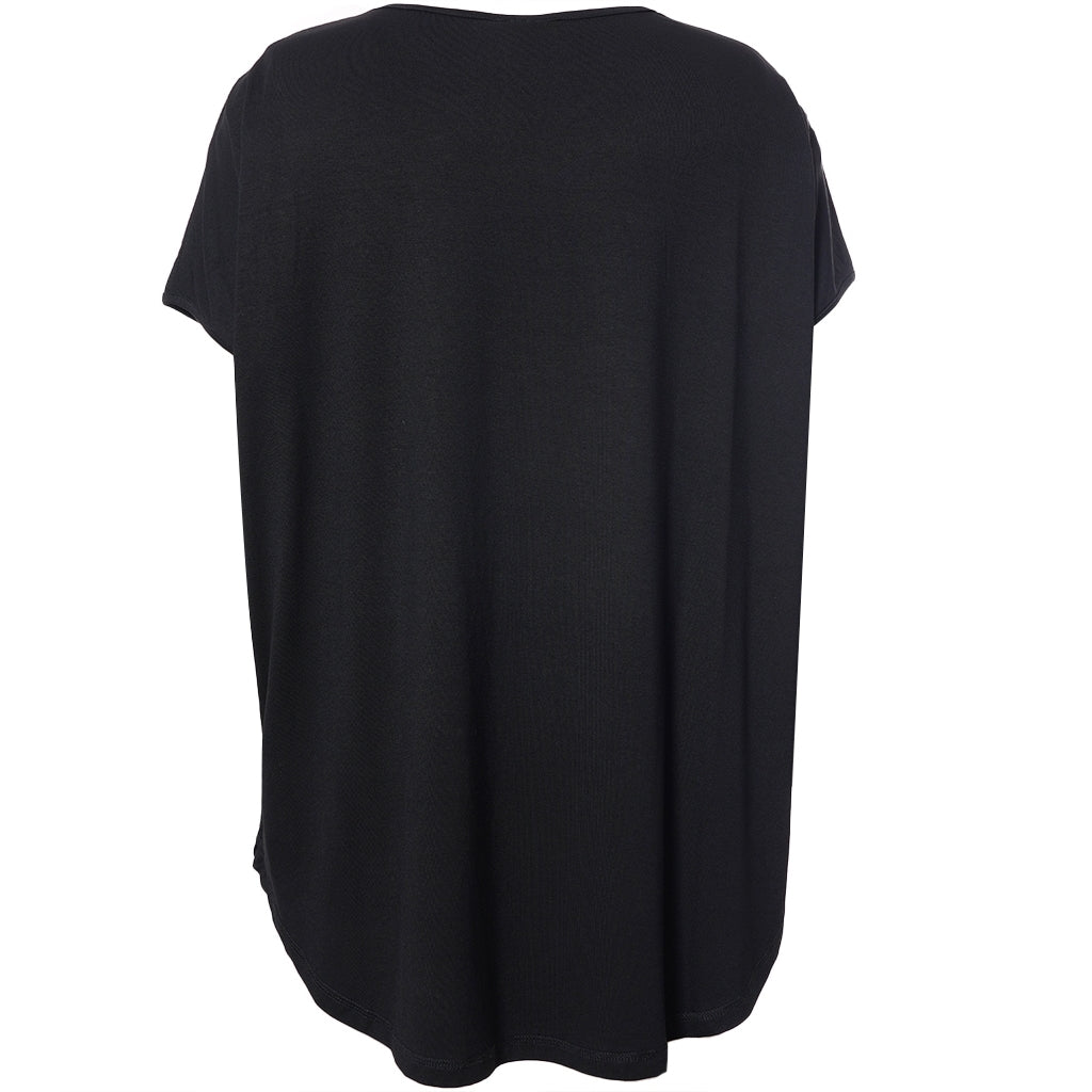 Gozzip Woman GGitte T-shirt with print T-Shirt Black