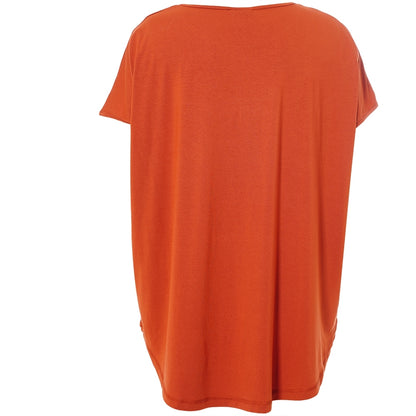 Gozzip Woman GGitte T-shirt with print T-Shirt Pumpkin