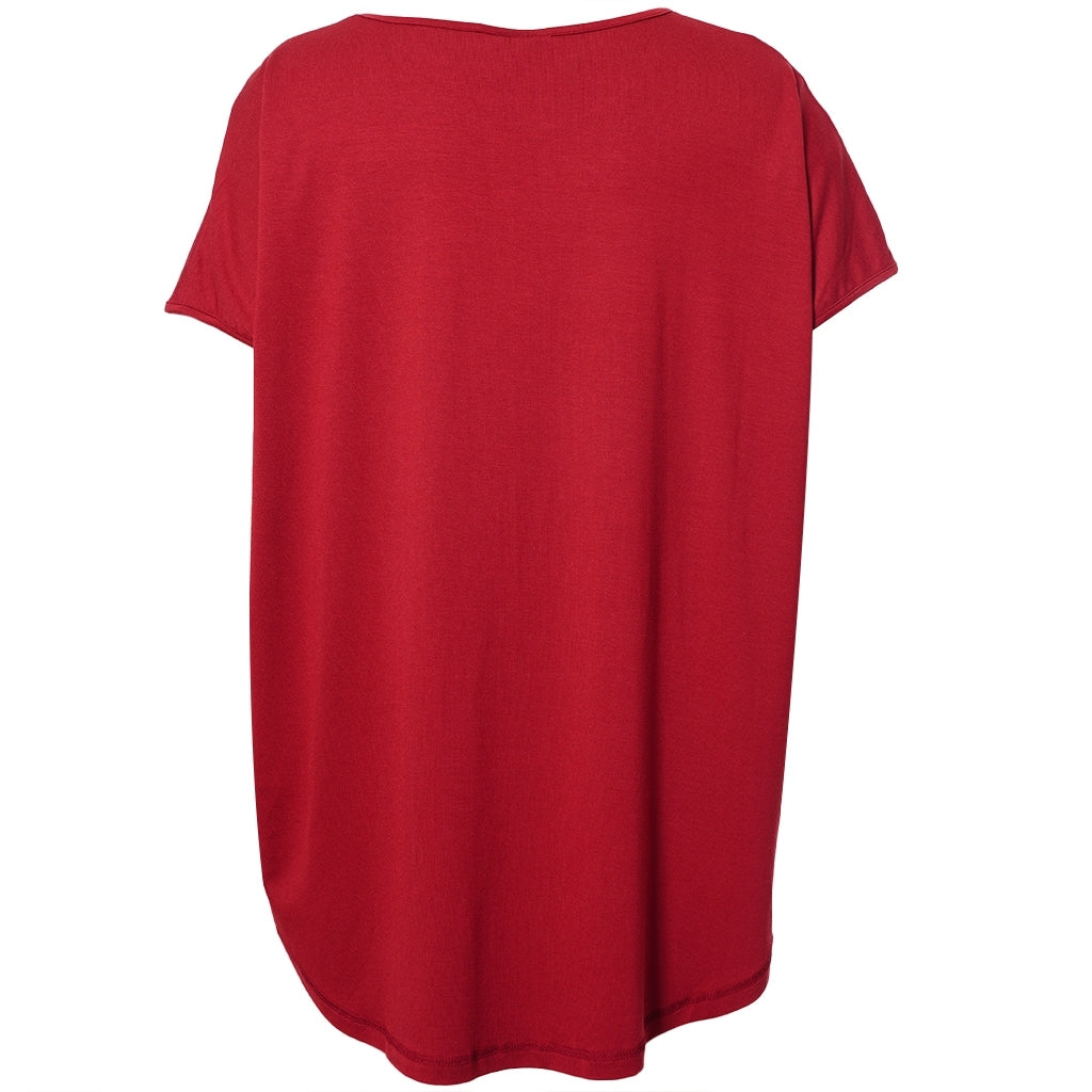 Gozzip Woman GGitte T-shirt with print T-Shirt Scarlet