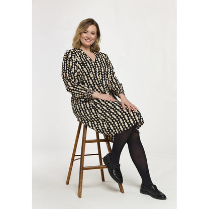 Gozzip Woman GGyda Tunic Tunic Black/Offwhite