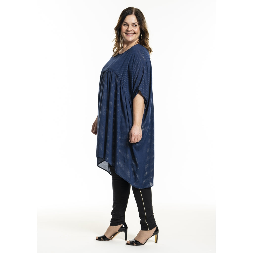 Gozzip Woman GHeika Leggings with piping Leggings Black