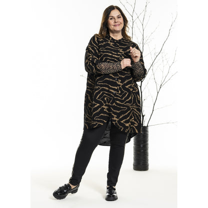 Gozzip Woman GHeika Leggings with piping Leggings Black