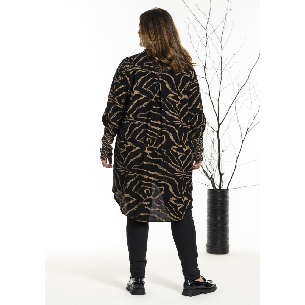 Gozzip Woman GHeika Leggings with piping Leggings Black