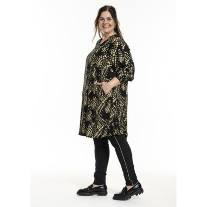 Gozzip Woman GHeika Leggings with piping Leggings Black