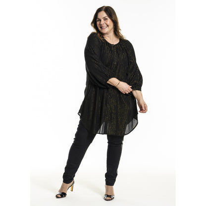 Gozzip Woman GHeika Leggings with piping Leggings Black