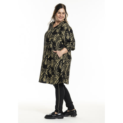 Gozzip Woman GHeika Leggings with piping Leggings Black