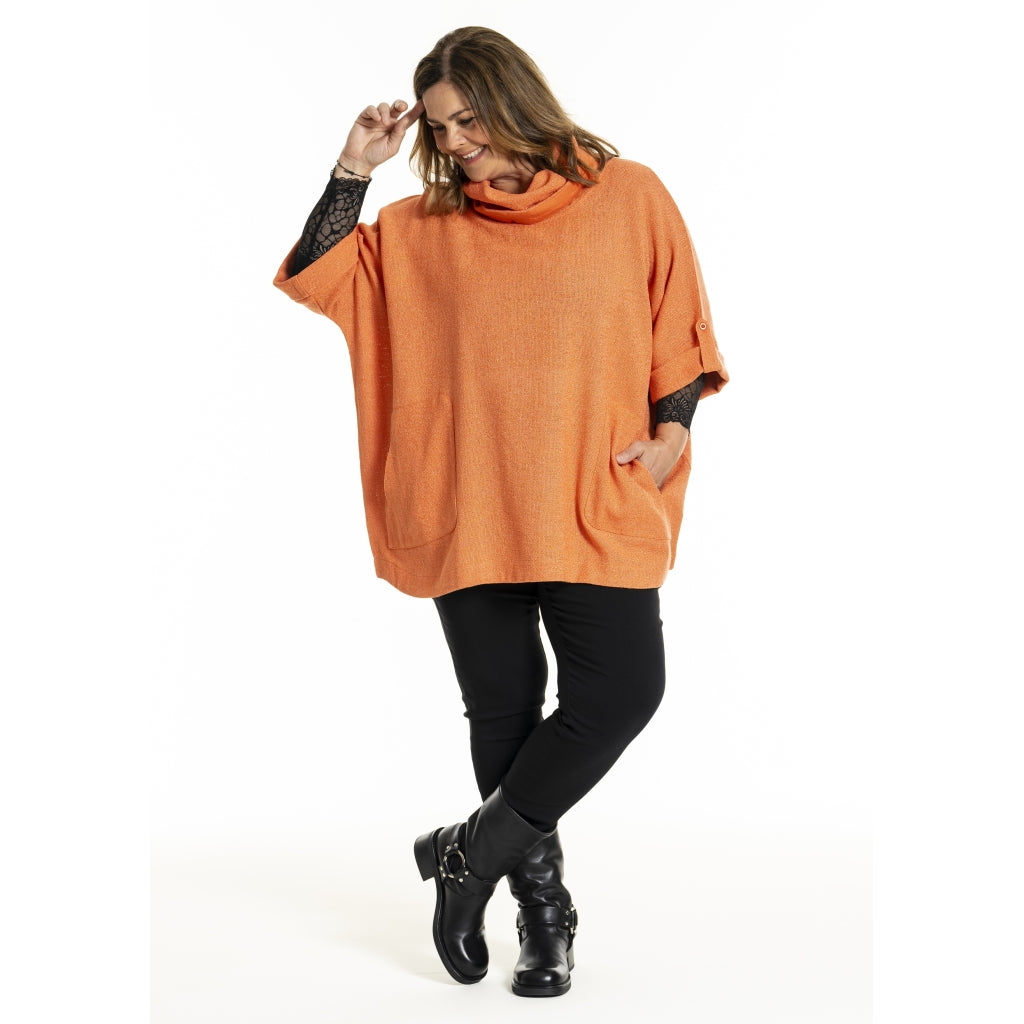 Gozzip Woman GIlsabet Oversized Blouse Oversize Blouse Apricot