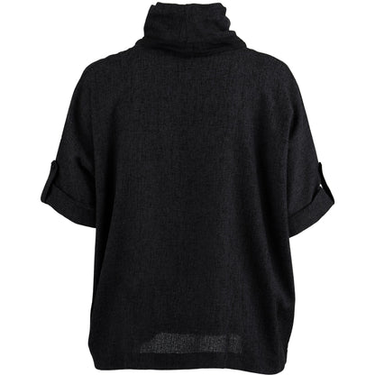 Gozzip Woman GIlsabet Oversized Blouse Oversize Blouse Black