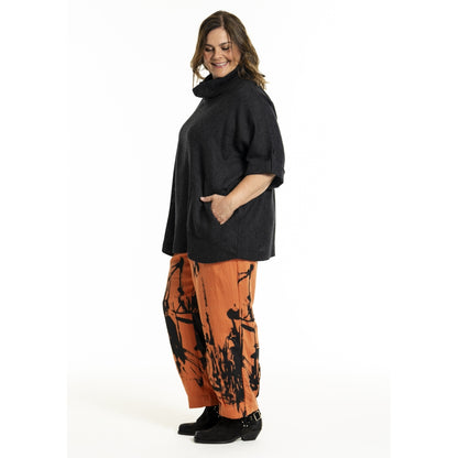 Gozzip Woman GIlsabet Oversized Blouse Oversize Blouse Black