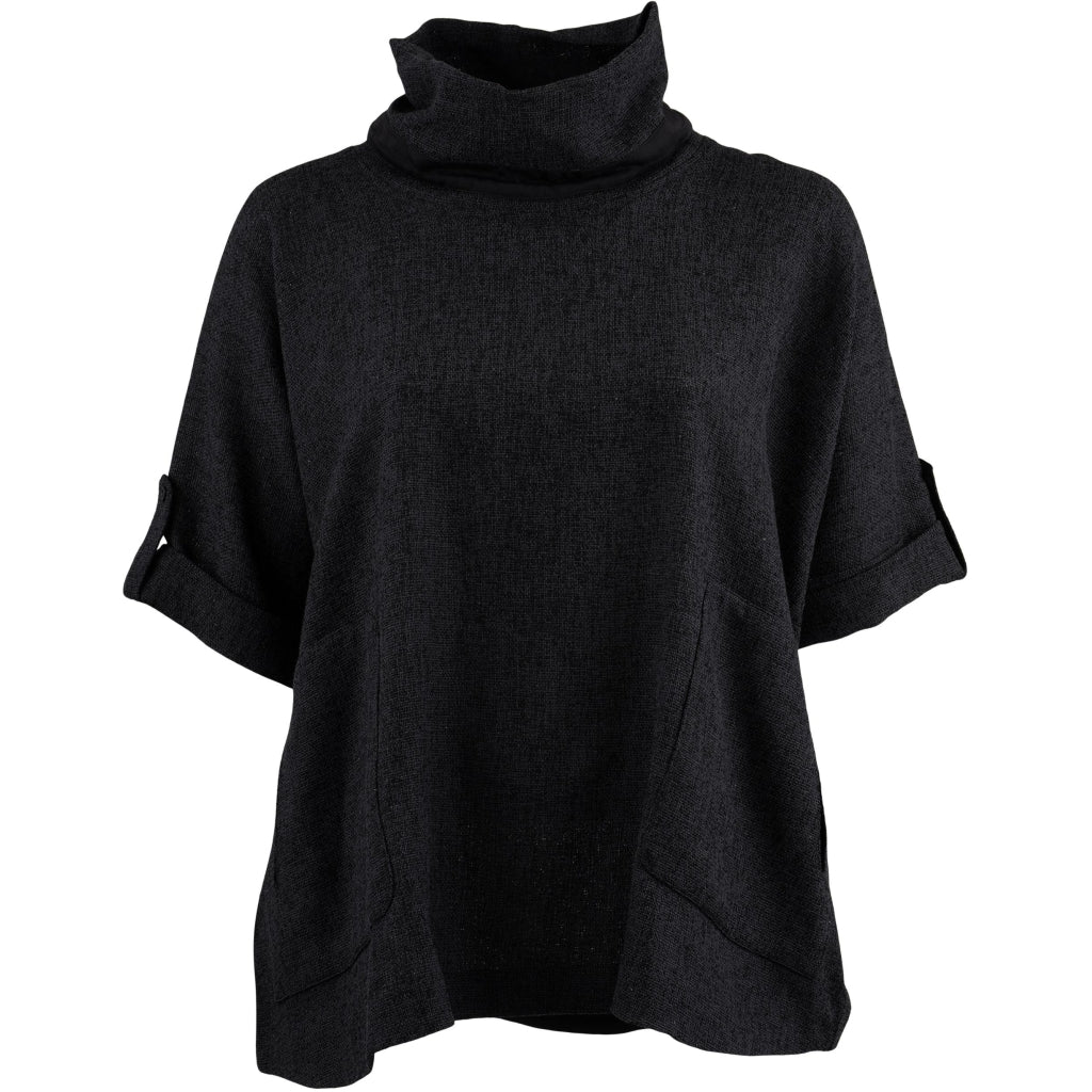Gozzip Woman GIlsabet Oversized Blouse Oversize Blouse Black