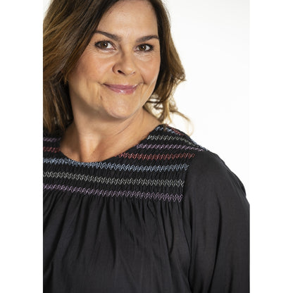 Gozzip Woman GIngfred Blouse Blouse Black