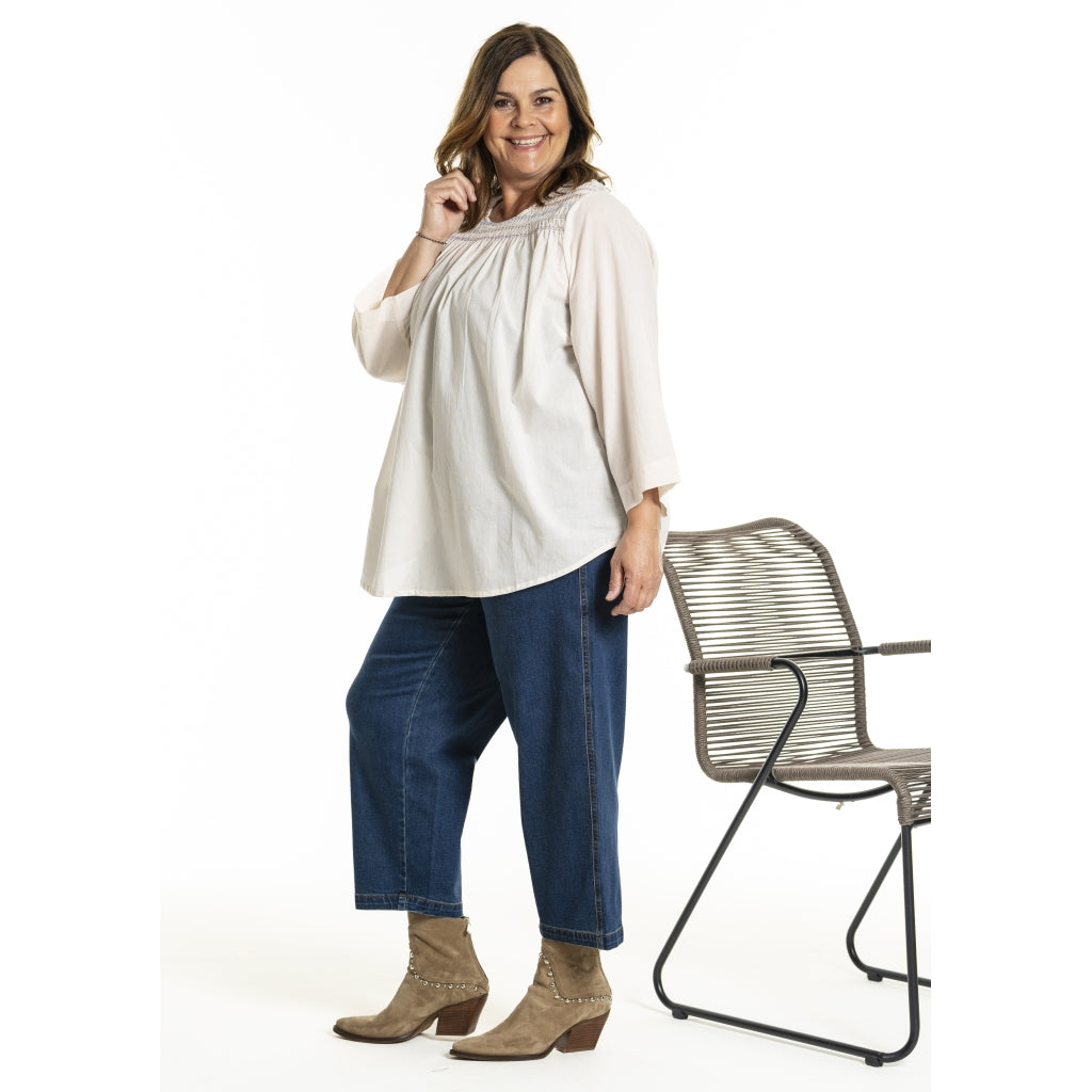 Gozzip Woman GIngfred Blouse Blouse Off-White