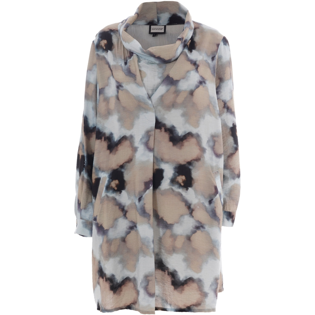 Gozzip Woman GJacobine Tunic Tunic Blue watercolor