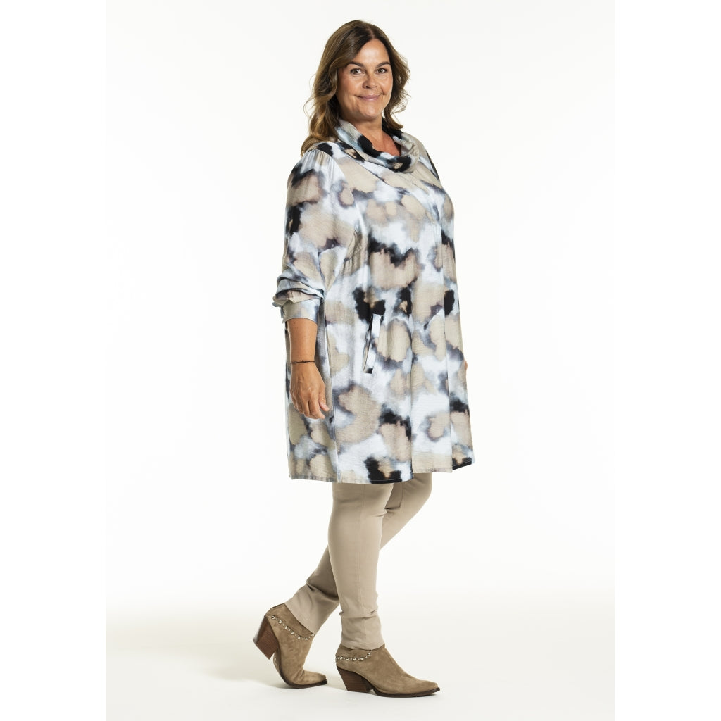 Gozzip Woman GJacobine Tunic Tunic Blue watercolor