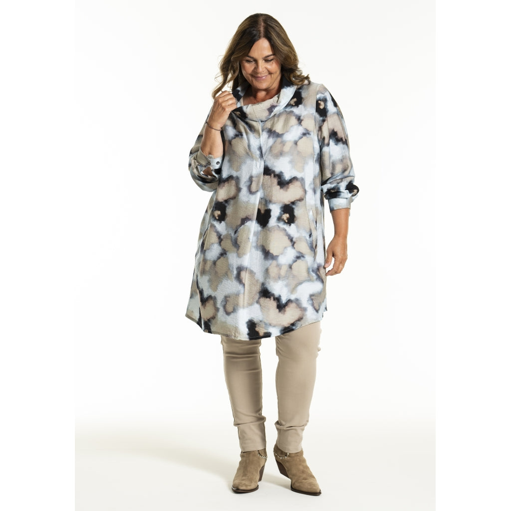 Gozzip Woman GJacobine Tunic Tunic Blue watercolor