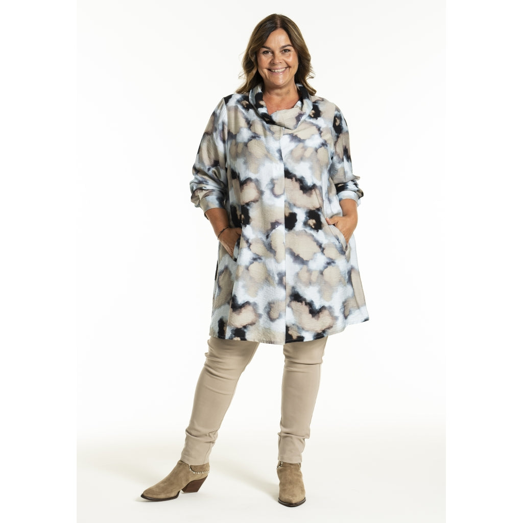 Gozzip Woman GJacobine Tunic Tunic Blue watercolor