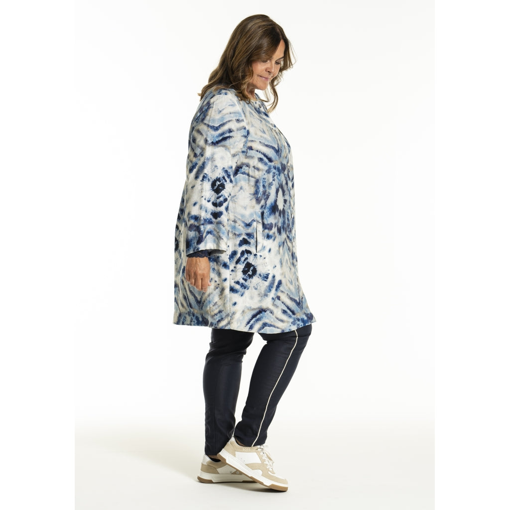 Gozzip Woman GJana Tunic Tunic Blue print