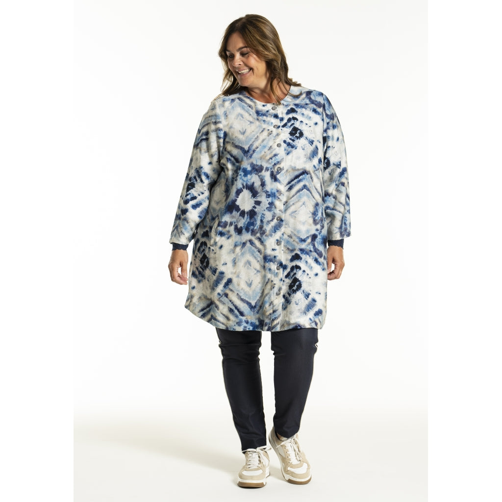 Gozzip Woman GJana Tunic Tunic Blue print