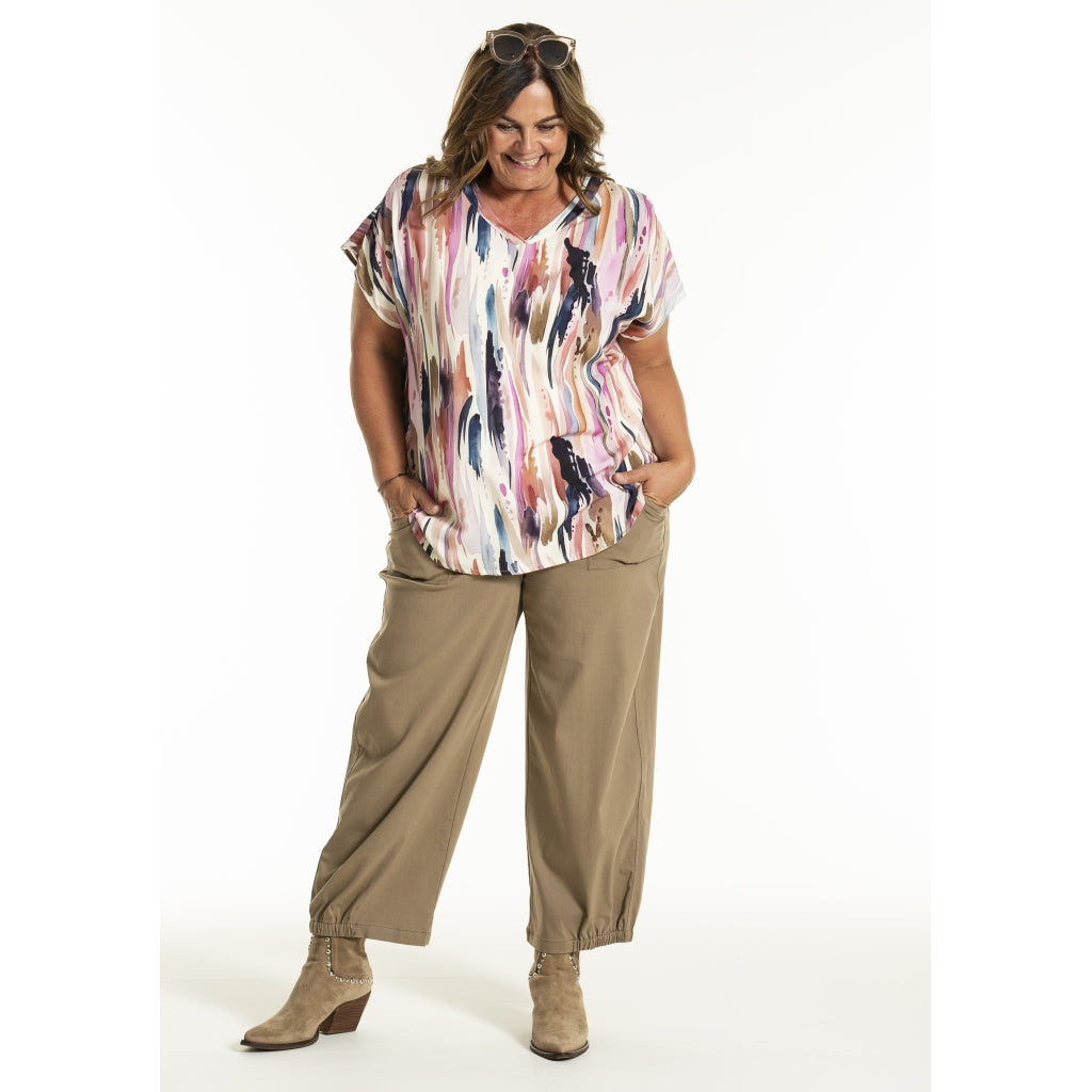 Gozzip Woman GJean Blouse Blouse Multi color print