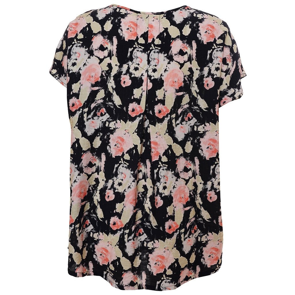 Gozzip Woman GJean Blouse Blouse Black printed