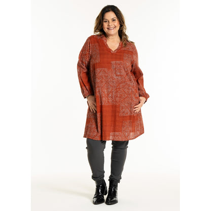 Gozzip Woman GJeana Tunic Tunic Dark Pumpkin