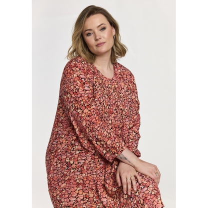 Gozzip Woman GJohanne Shirt Tunic Shirt Tunic Red mosaique